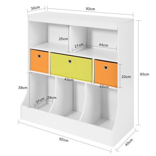 Isabelle & Max Yvette 93cm H X 92cm W Kids Bookcase & Reviews Wayfair